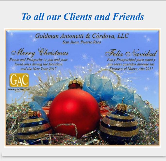 To all our Clients and Friends